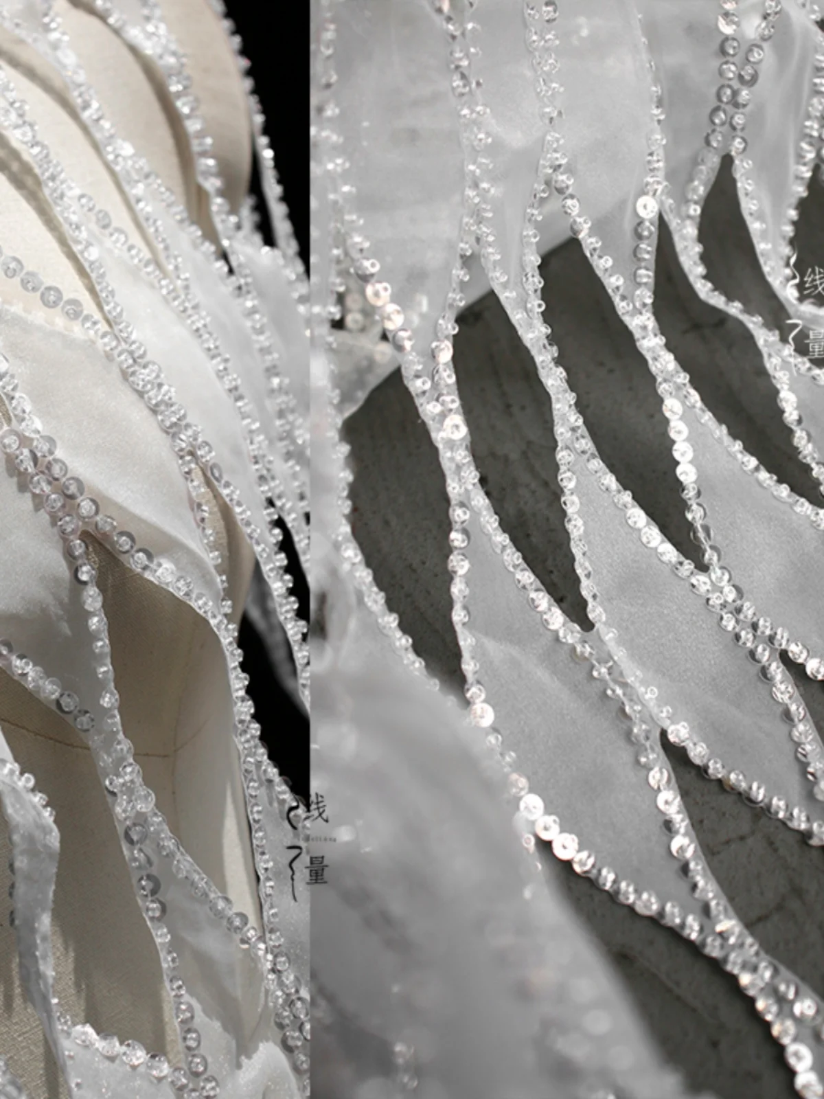 

Original Net Fabric Metaphase Illumination Stage Baund DIY Clothing Perforated Diamond Me Fabric Sponge Pad