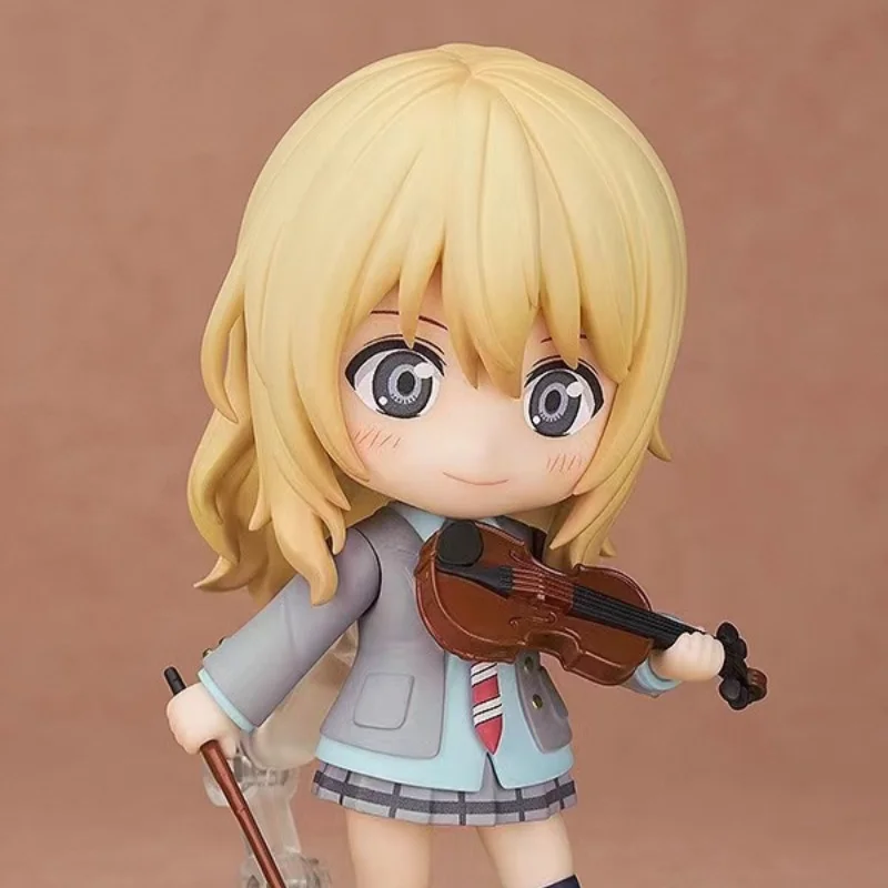 10CM Your Lie in April Miyazono Kaori AnimeFigure Action Assembly Model Decoration Cartoon Doll Collection Toys Gift Present