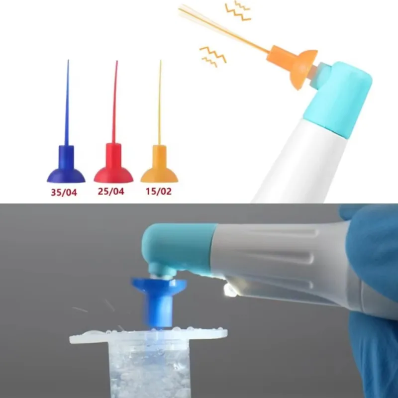 10Pcs Endodontic Sonic Activator Tips Plastic Ultrasonic Washing Tooth Tip Root Canal Cleaning for Irrigator 15/02 25/04 35/04