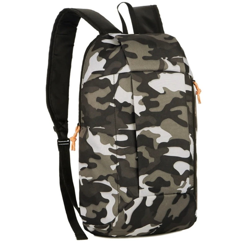 Sports Lightweight Camouflage Backpack Travel Mountaineering Bag Zipper Adjustable Belt Camping Men Ladies Children