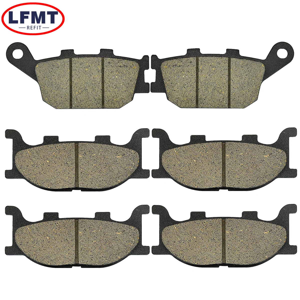 Motorcycle Front & Rear Brake Pads For Yamaha FZ 6 FZ6 Fazer Naked Fairing 2 Piston Caliper 2004-2007 XJ6 XJ 6 S Diversion 2013