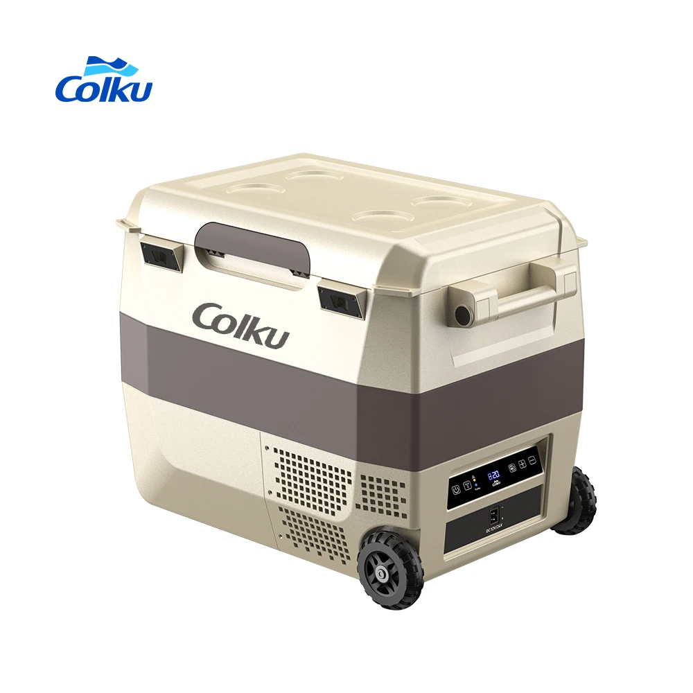 

New Design 24V Electric Portable Car Cooler Fridge Freezer Box 36L Mini Small Beauty Camping Insulin Refrigerador