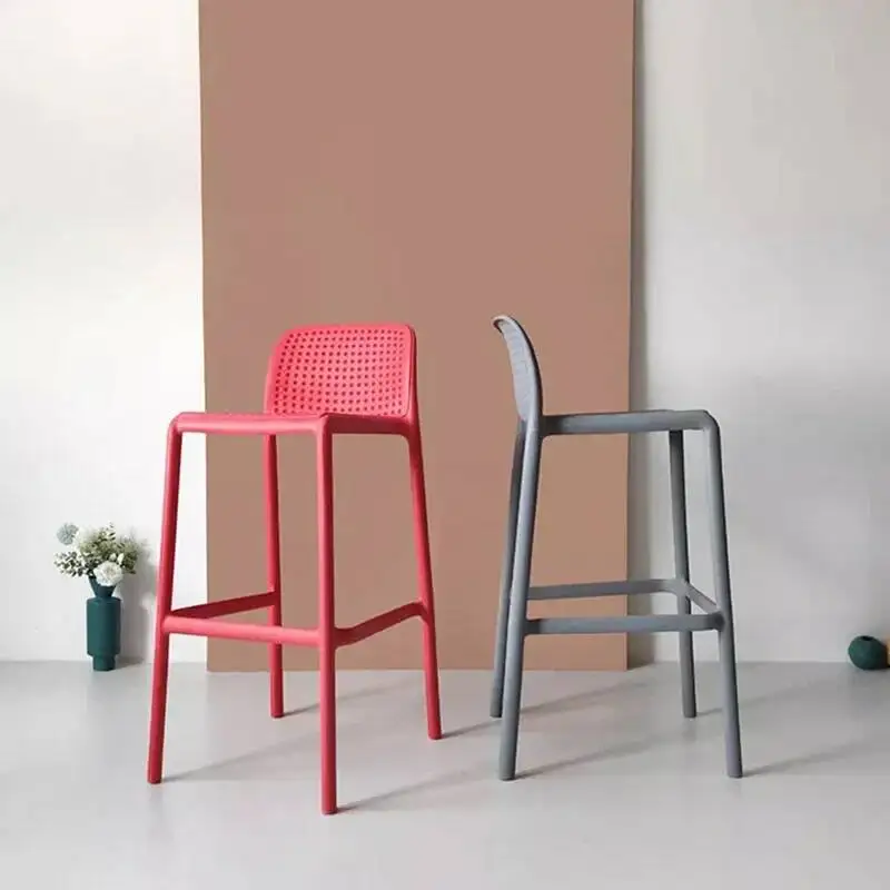 

Современные барные стулья и табуреты для гостиной, прихожей, спальни, стойки ресепшн, модная мебель