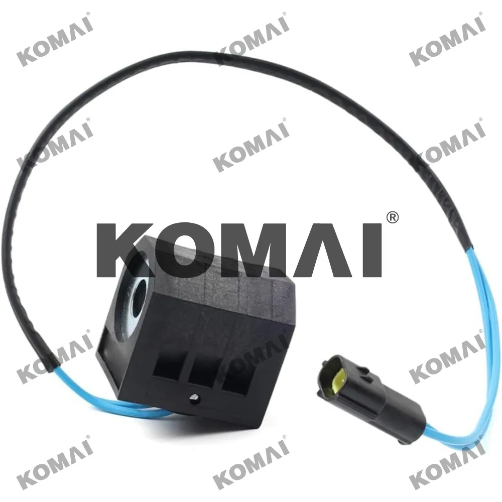 

XOJOX Plastic & Metal Solenoid Valve Coil 24V DC Black for Doosan for Daewoo Excavator 215-7 225-7 DH 220-5