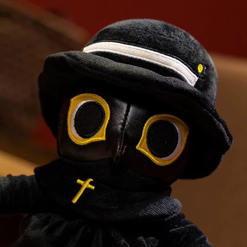 ตุ๊กตาหมออีกาฮาโลวีน ของตกแต่งเทศกาล ตุ๊กตาเรืองแสง หมอนอิงนุ่ม ของขวัญสำหรับเด็ก