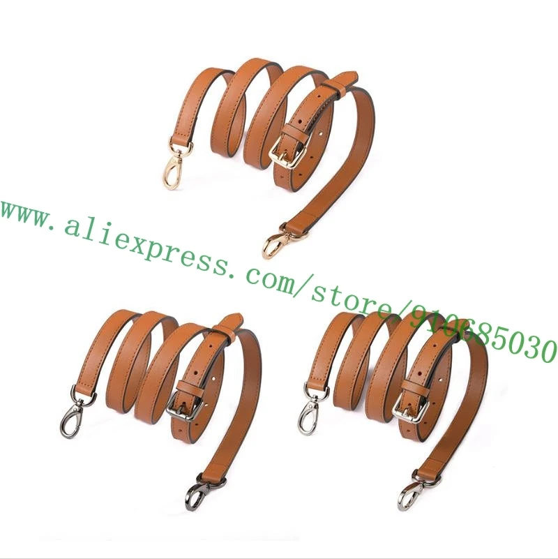 

Регулируемый ремень для сумки унисекс из гладкой кожи для сумки Pochette Duffle, кошелек, плечевой ремень, 16 цветов, 4 размера