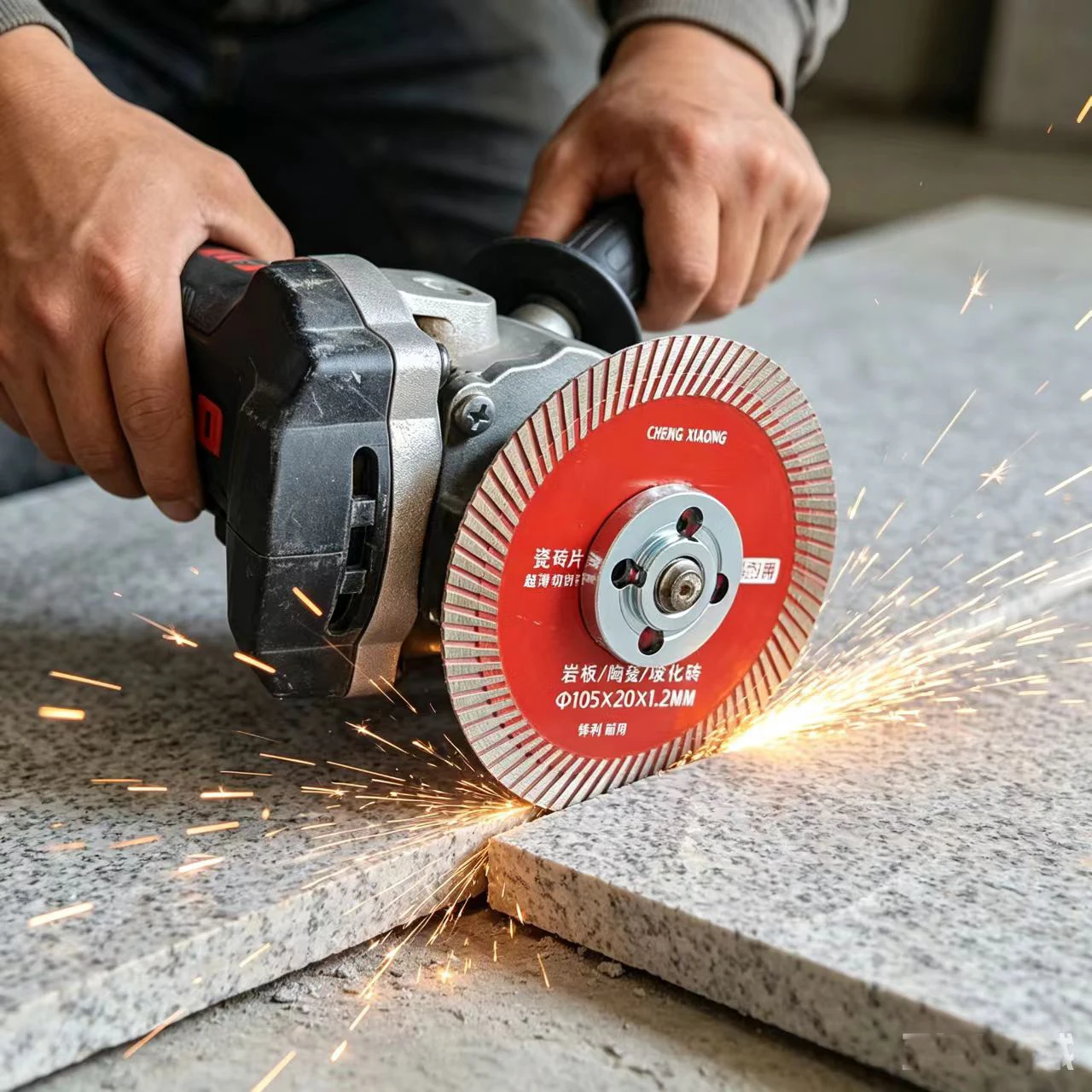 Emery Cutting Disc Compatible with For Marble for granite Porcelain Concrete for Angle Grinder Use in Tight Spaces and Detailed