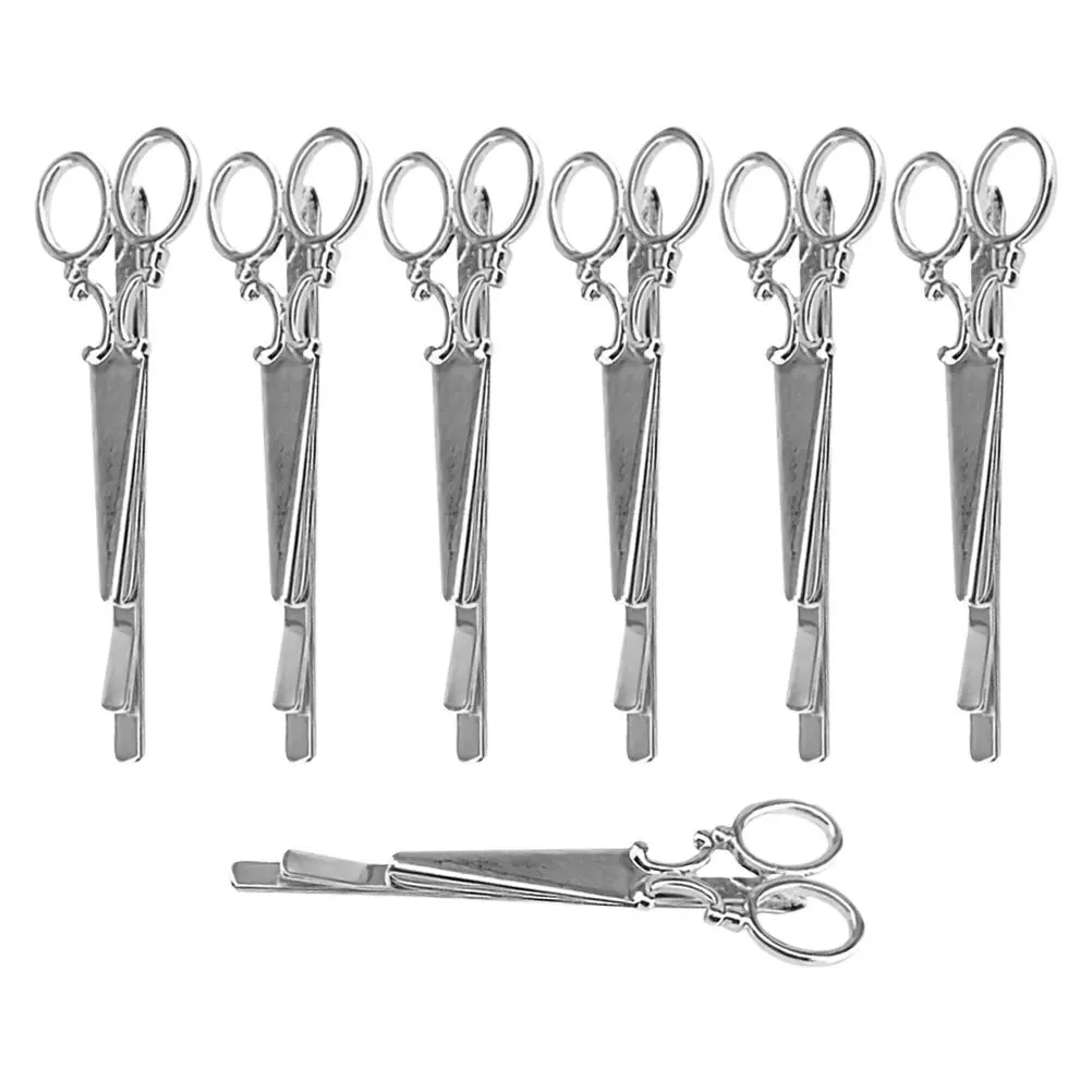 

7Pcs Scissors Hair Barrettes Accessories Women Hair Clips for Styling Party Birthday Wedding Scissors Clip Scissor Barrette