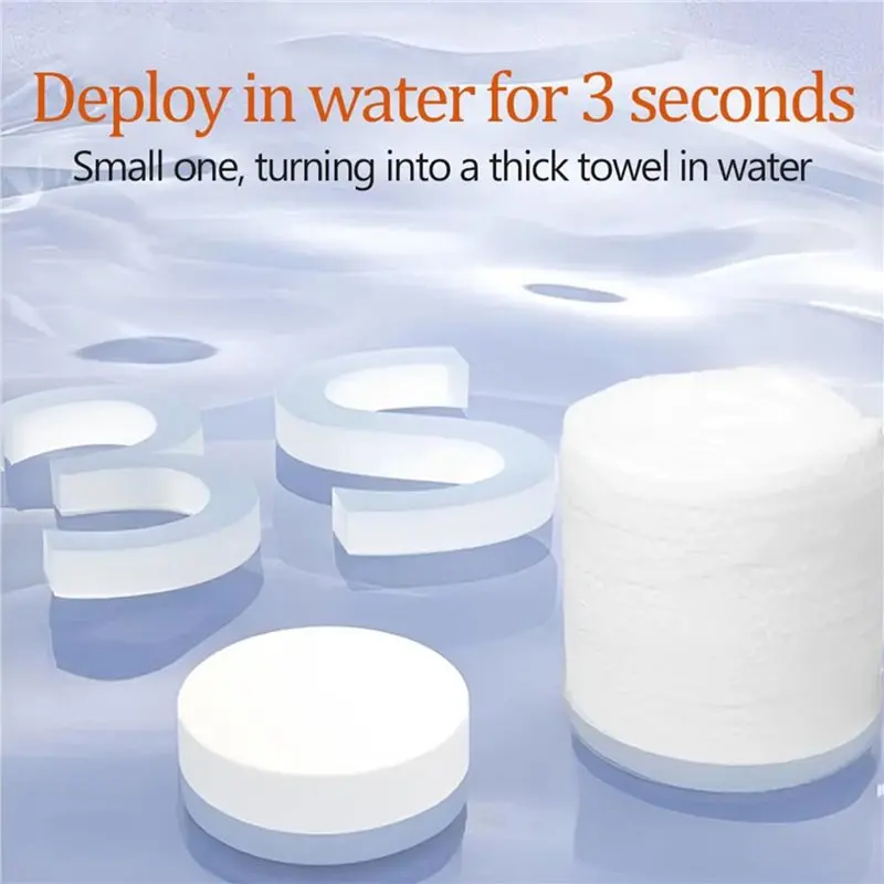A53Q-Towel Refills In White, 60 Count- For Hot Face Towel Heater Machines, 20 Pieces Per Roll