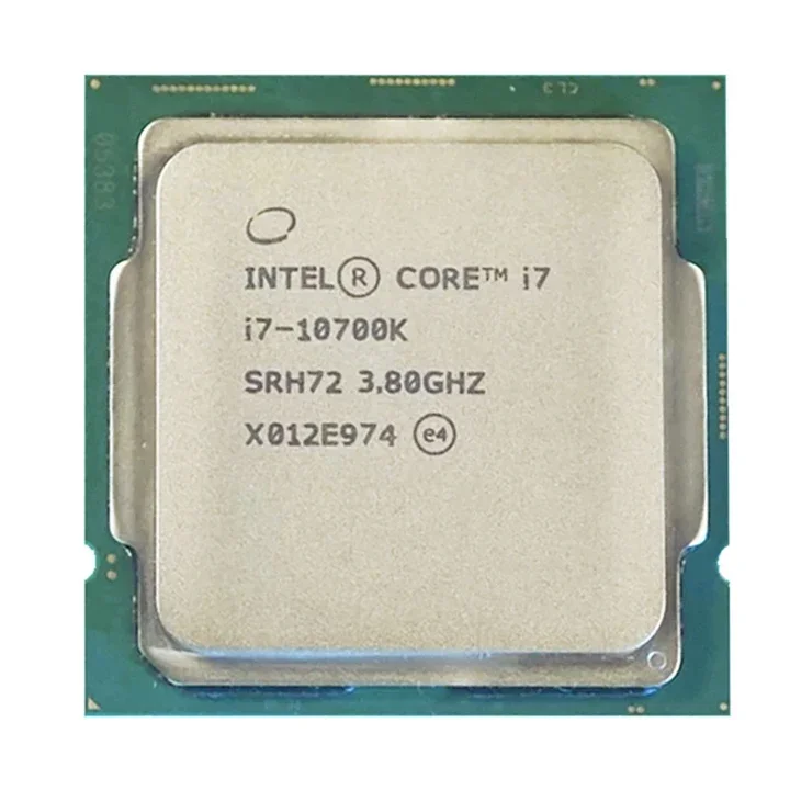 

i7 10700K LGA 1200 CPUs for Core i7 10700K 3.8GHz 8-Core 16-Thread Processor for gaming desktop computer PC