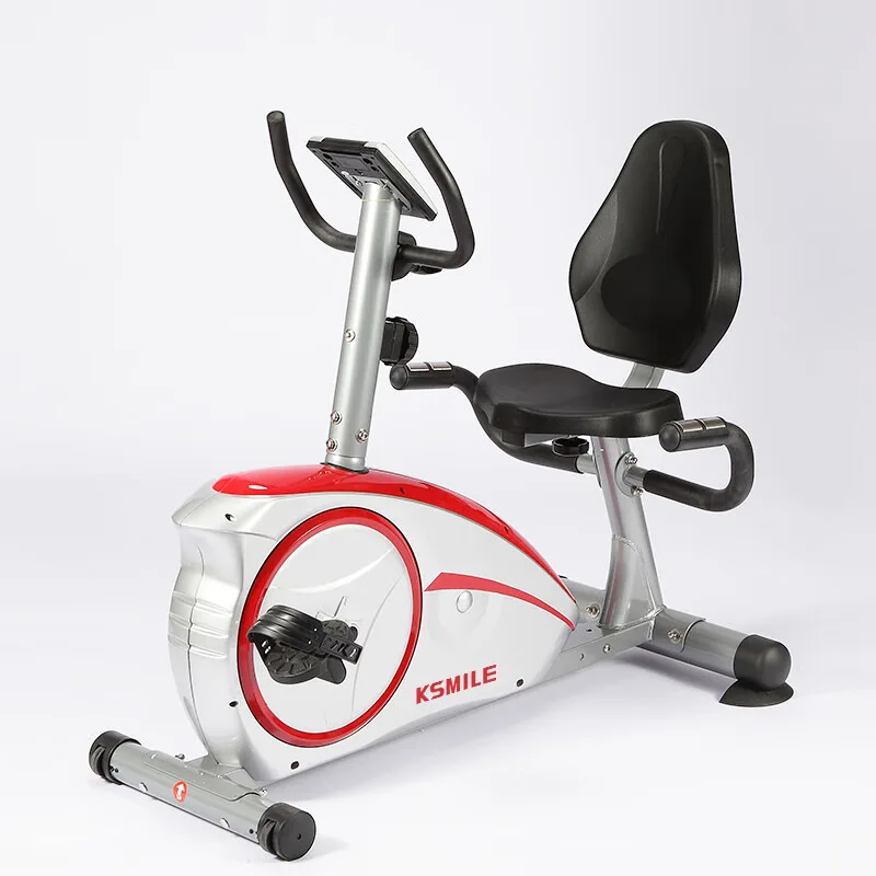 Recumbent Magnetic Resistance Exercise Bike 8-Level Magnetic Resistance Silent Indoor Cycling Bike For Home Gym Cardio Workout