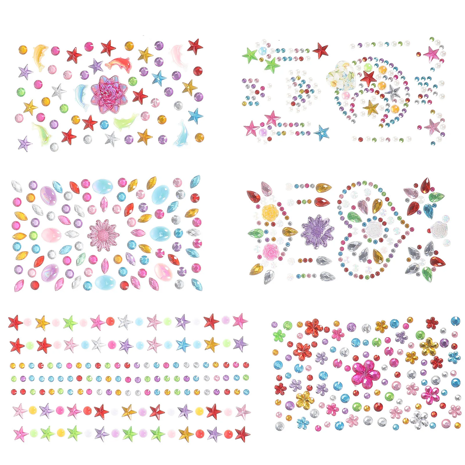 

Eye Face Body Gems Rhinestone Temporary Tattoos Stickers For Halloween Party Cosplay Festival Rave Face Jewels Body