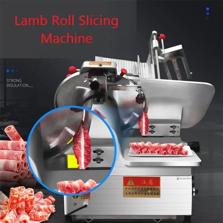 Automatic Frozen Meat Slicer/Beef Mutton Roll Slices Cutting Machine Manual Frozen Meat Slicer/Mini Frozen Meat Slicer Machine