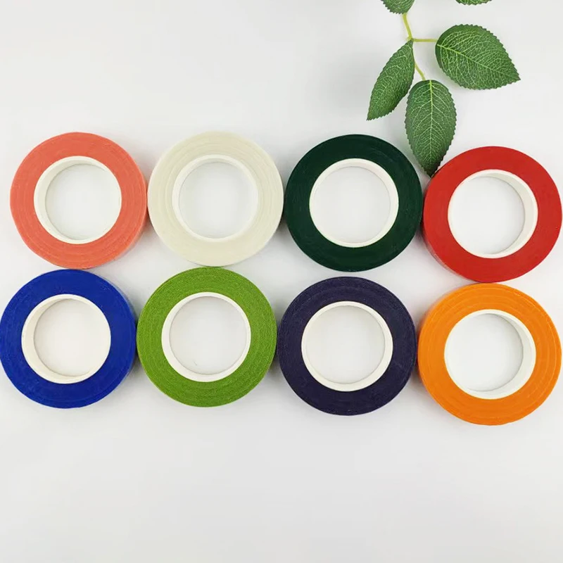 Floriculture Tape Self-adhesive Bouquet Floral Stem Paper Tapes Stamen Wrapping Florist DIY Decorative Flower Wedding Supplies