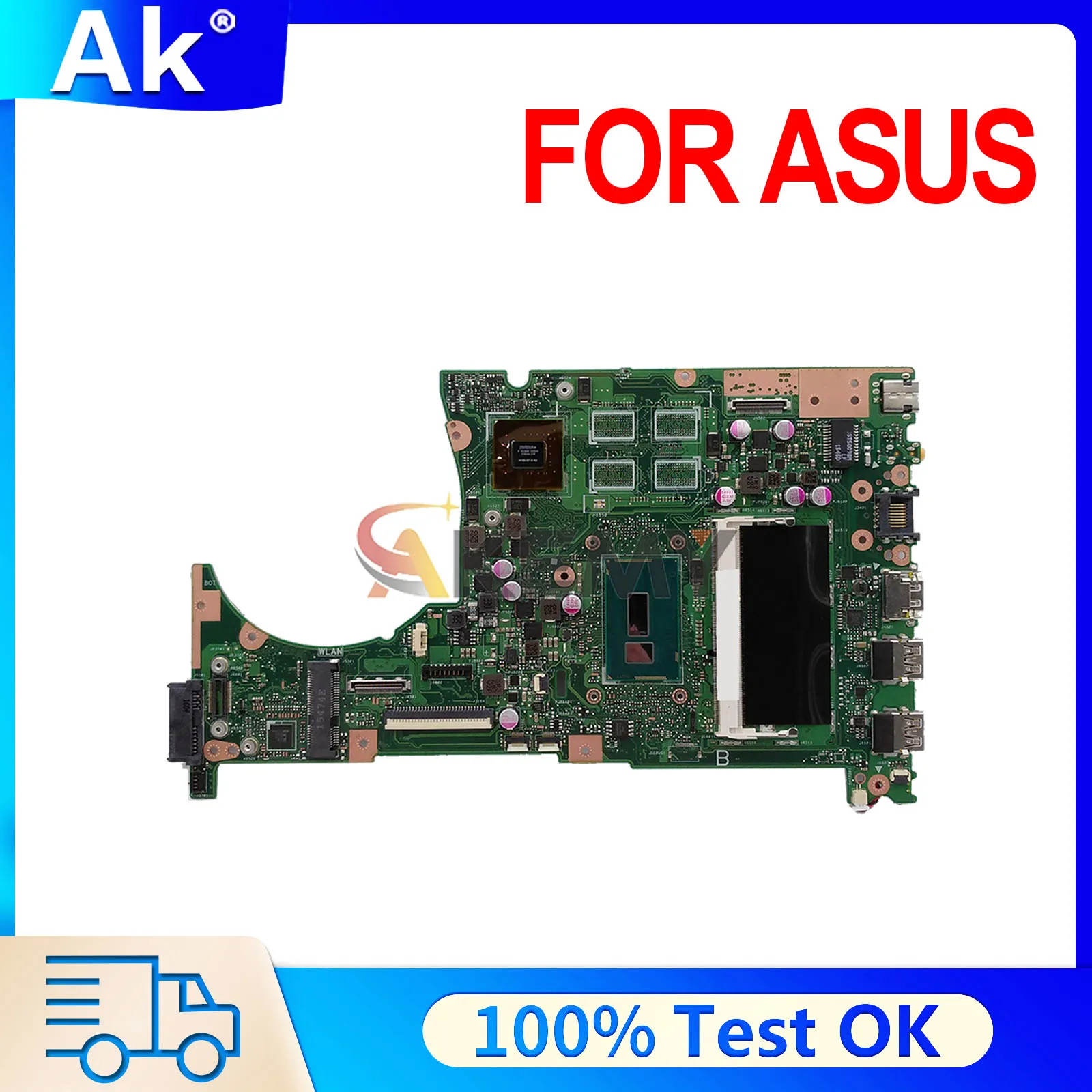 

Q551LN Q551LB Mainboard For ASUS Vivobook Q551L Q551 Laptop Motherboard I3-5010U I5-5200U I7-5500U CPU 4GB GT940M/V2G