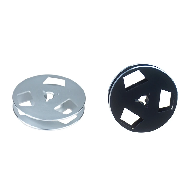 1/4 2.5 Inch Takeup Reel,Open Reel Audios Metal Takeup Reel,3 Holes Wind Resistance Hole 2.5 Inch Empty Tape Reel