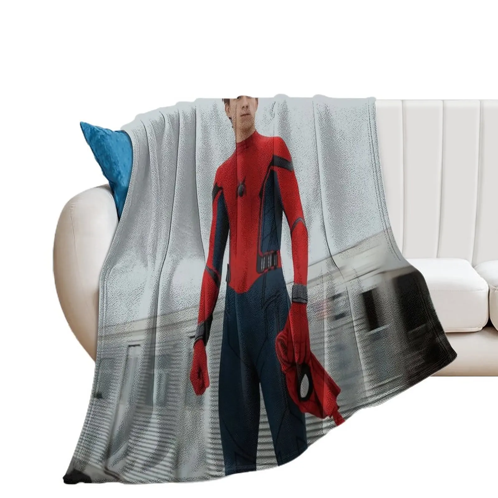 spidey tom holland aesthetic Throw Blanket Decorative Sofa Soft Big Blankets