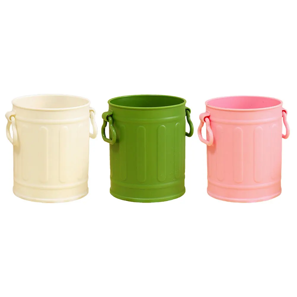 

Pen Storage Bucket Makeup Cup Holder Pencil Brush Cute for Desk Brushes Holders