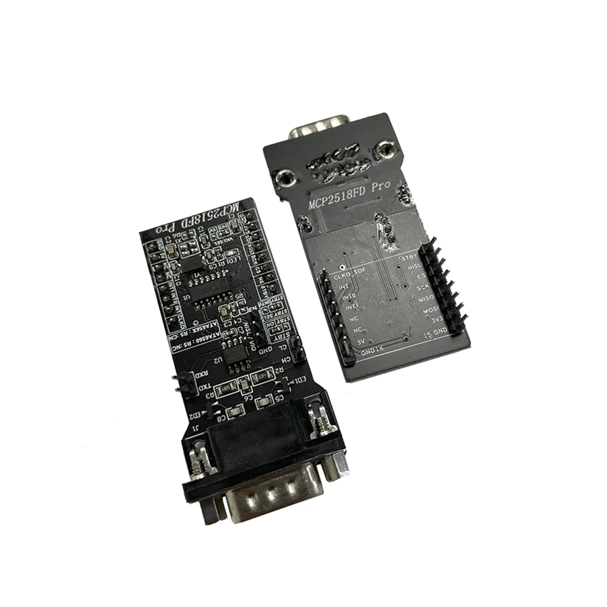 SPI ao transceptor CANFD, módulo do ônibus do CAM, MCP2518FD, ATA6560, MCP2515 super