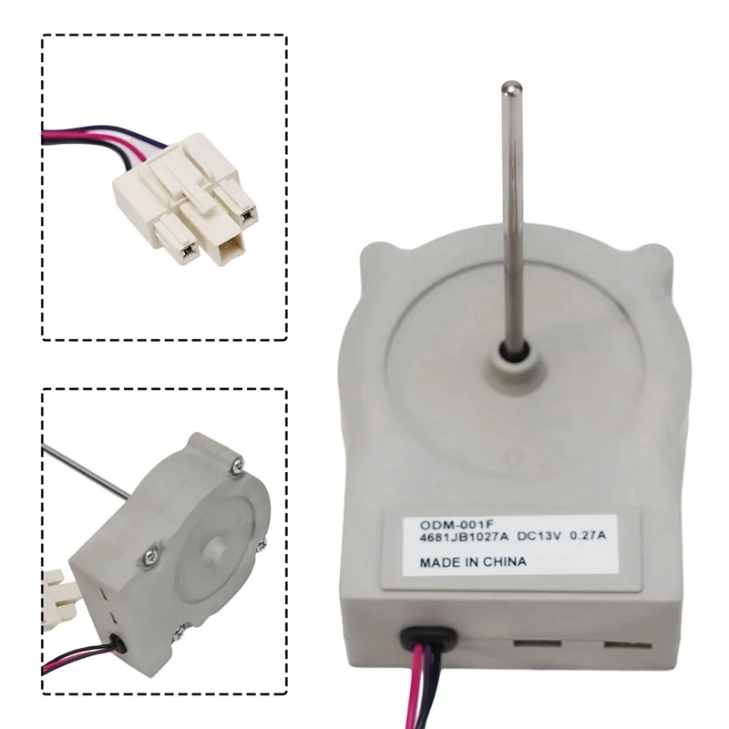 ABNL DC 13V Refrigerator Freezer Evaporator Fan Motor For Refrigerator 4681JB1027A B196ACF GC-A207NIS GR-B207NIS GC-B197WFS