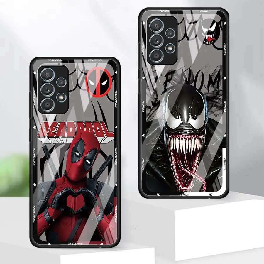 Marvel Hero Cool Case for Samsung Galaxy A13 A20 A73 A34 A15 A50 A51 A52 A36 A71 A12 A10 A14 A30 A21 A06 A16 A02 A56 A35 A25