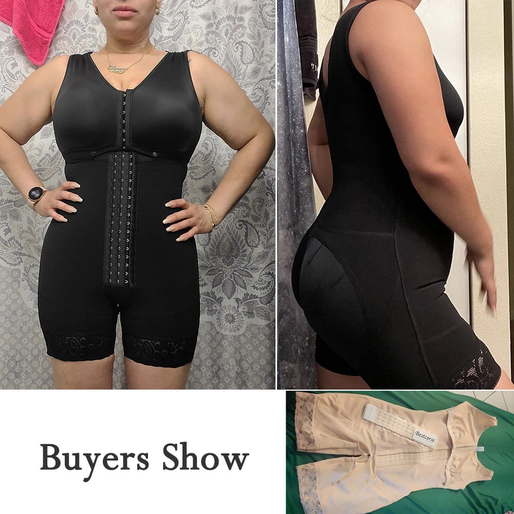 Bbl Fajas Colombianas Post Surgery Postpartum Body Shaper Waist Trainer Women Shapewear Parto Operatoria Liposuccion Supplies