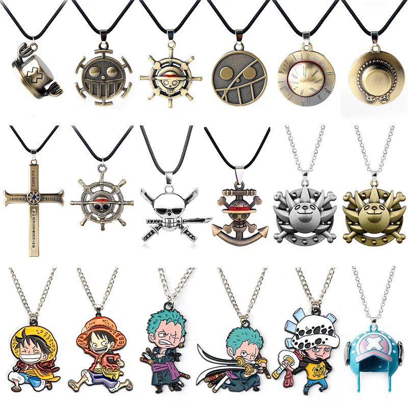 ONE PIECE Cosplay Accessories Luffy Pendant Necklace Anime Cartoon Character Backpack Car Keyring Cosplay Props Periphery Gifts
