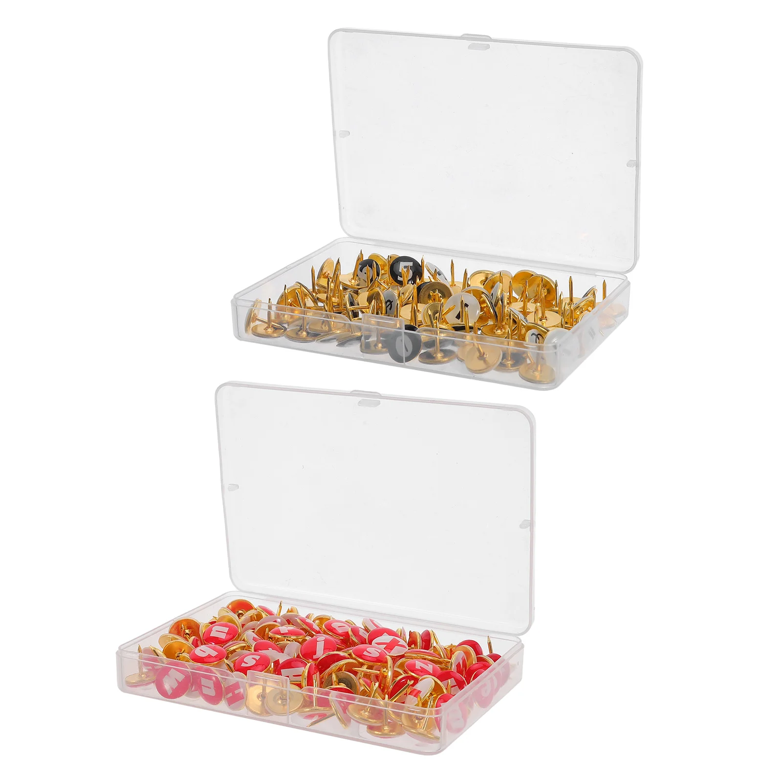 

260Pcs Alphabet Number Thumb Tacks Decorative Math Symbols Pins for Cork Board Bulletin Office Calendar Organization School