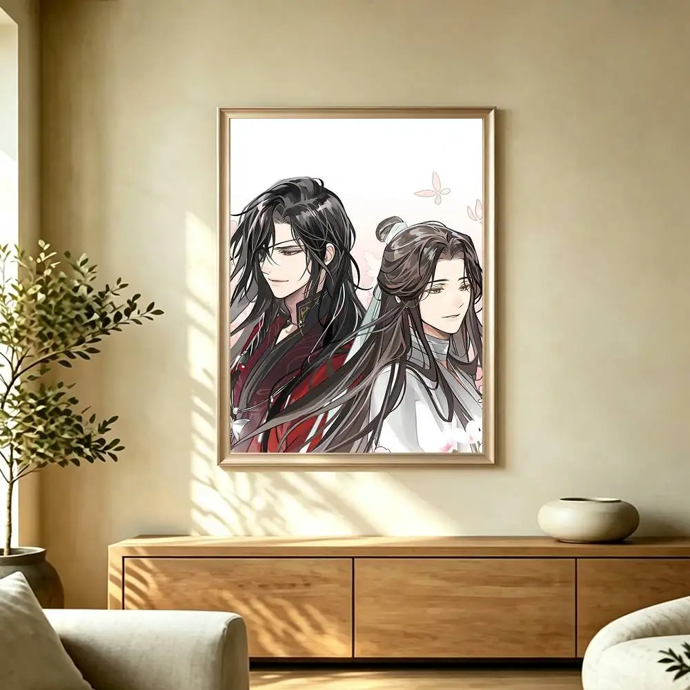 Novel Heaven Officials Blessing Poster Waterproof Wall Art Sticker For Bar Living Room Vintage Decor High Quality Print Gift
