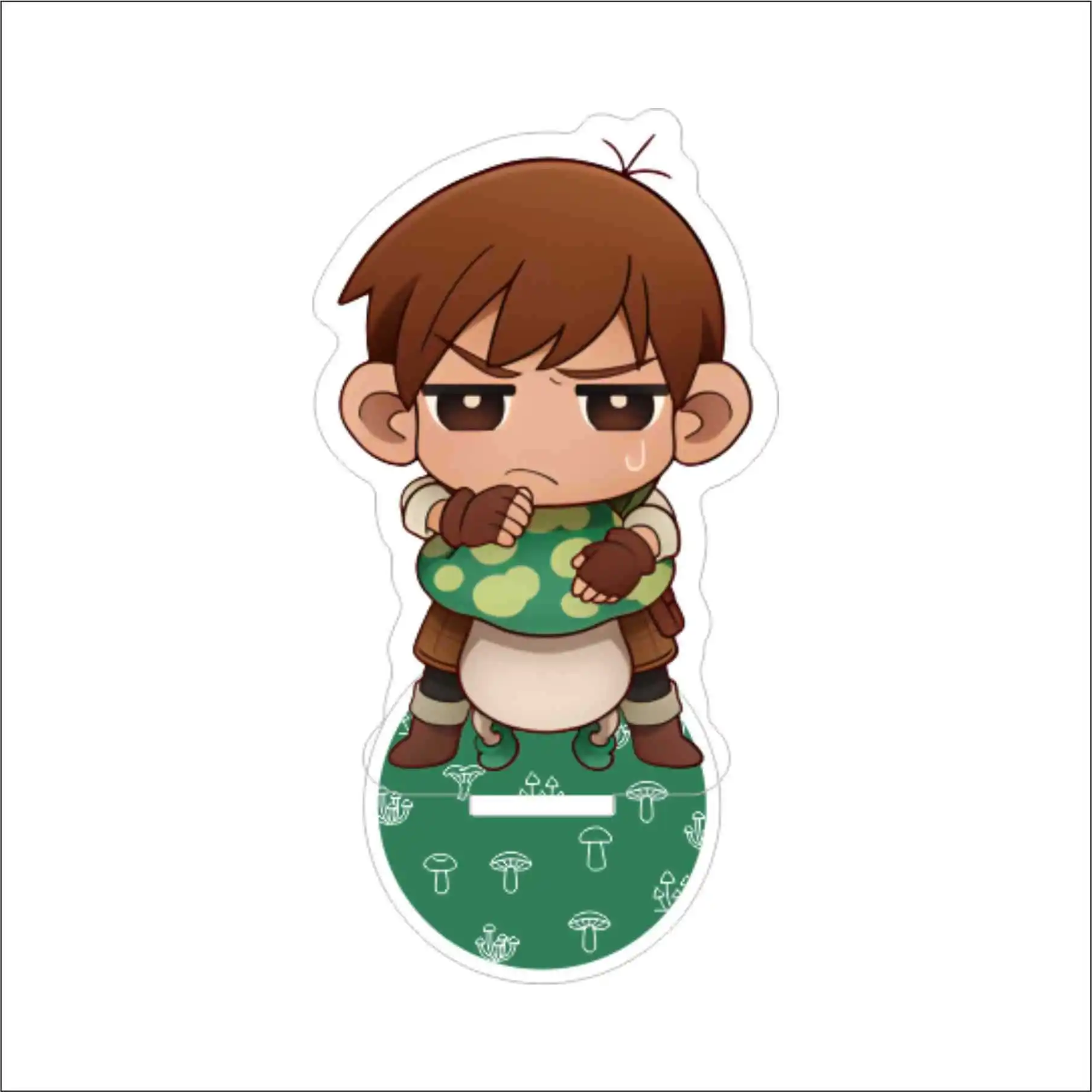 10cm Delicious in Dungeon Marcille Laios Senshi Chilchuck Falin Anime Acrylic Stand Ornament Adornment   Keychains Gifts