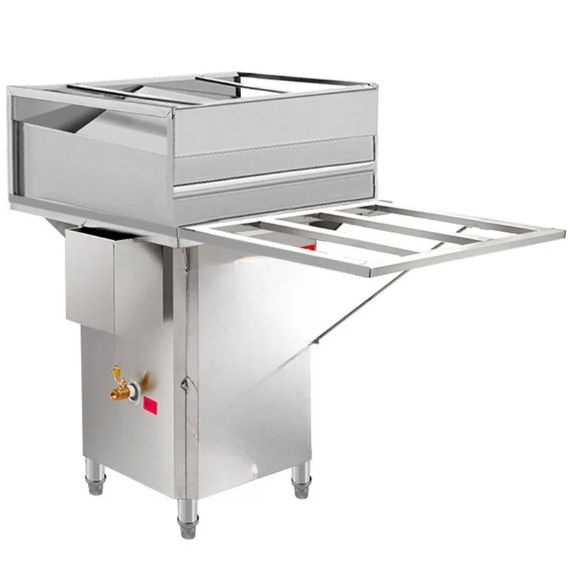 

Stone grinding rice flour machine commercial breakfast stall Yunfu gas steamer Guangdong sausage rice flour machine