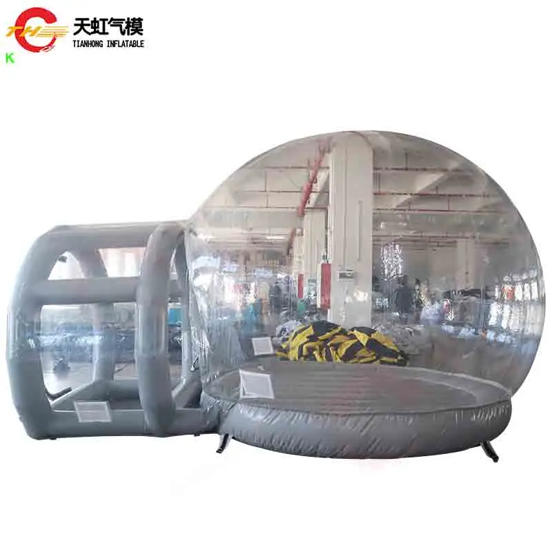 

Быстрая доставка 5x3,5 м прозрачная надувная туннельная палатка уличная прозрачная пузырьковая палатка с воздуходувкой