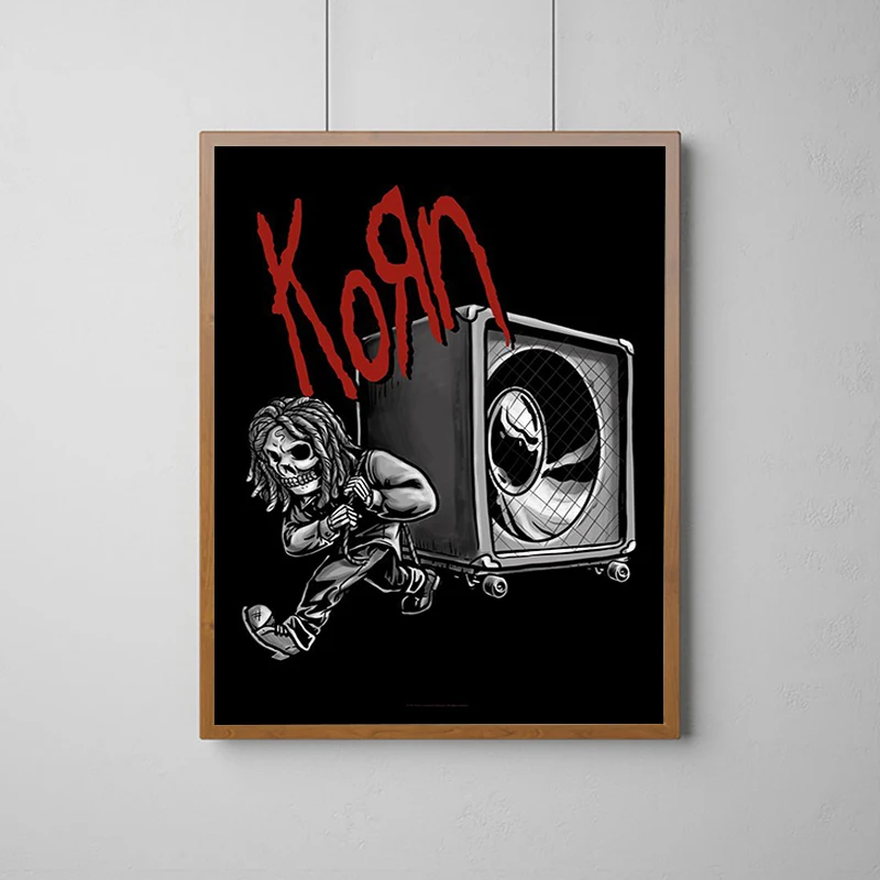 Korn-Peinture sur toile pour décoration murale de chambre à coucher, affiche d'art décorative pour la maison