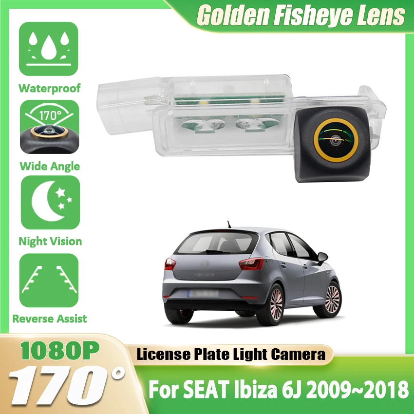 For SEAT Ibiza 6J 2009 2010 2012 2014 2016 2018 HD Car Rear View Back Up Reverse Camera High Quality Night Vision Parking Camera