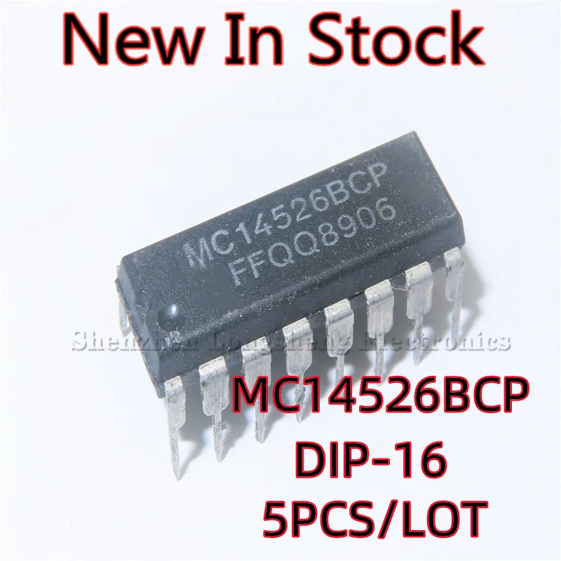 

5PCS/LOT NEW MC14526BCP MC14526 DIP-16 binary counter logic divider In Stock