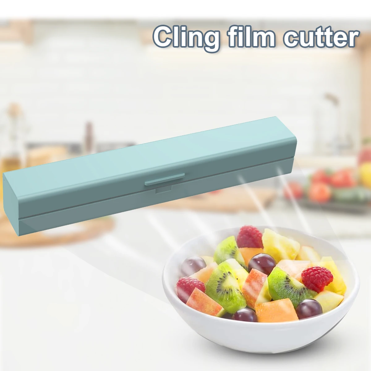 Cling Film Cutter Food Plastic Cling Wrap Dispensers Reusable Food Grade Kitchen Home Storage Accessories Foil Wrap Dispenser