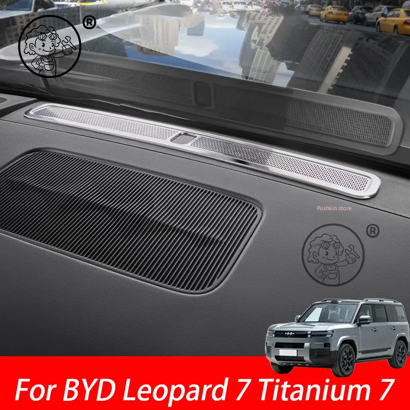 

For BYD Leopard 7 Titanium 7 2025 2026 Dashboard Air Outlet Covers Dust Proof Protective Cover Car Interior Decor Accessories
