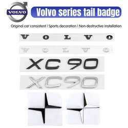 1PCS Metal Letter For Volvo XC40 XC60 XC90 C30 S40 S60 S80 S80L S90 V40 V60 V90 T6 T3 W4 T5 T8 AWD B5 V8 Edge Auto Accessories