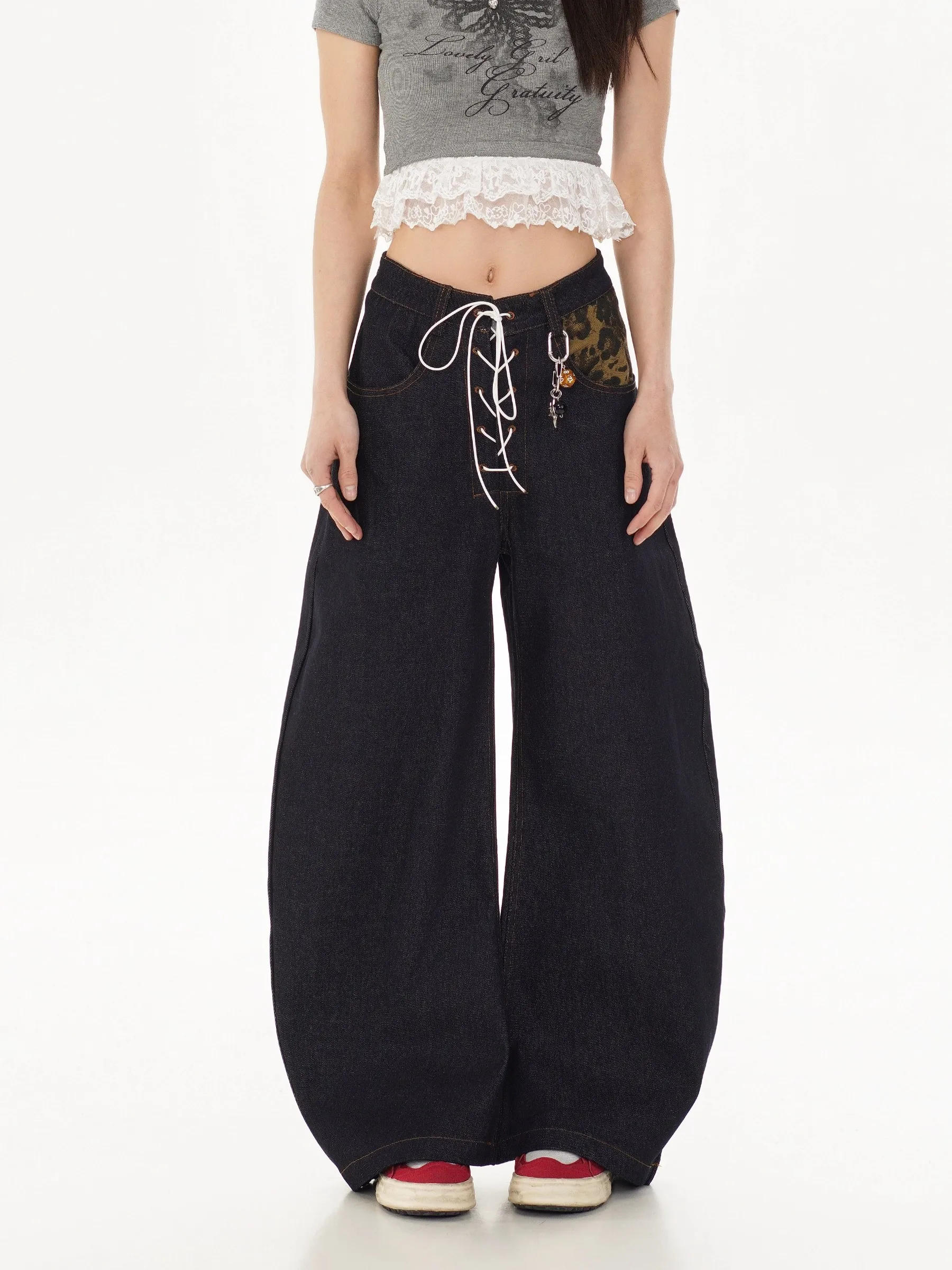 

Женские черные джинсы Y2k, мешковатые эстетические винтажные брюки 90-х годов, уличная одежда в стиле Харадзюку, джинсовые брюки в стиле эмо 2000-х годов, одежда