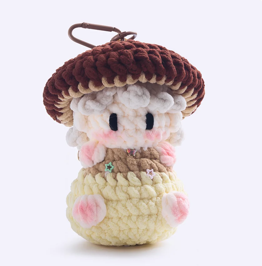 Celebrity merchandise: gummy candies, handmade crocheted dolls, keychains, and concert support materials/merchandise.
