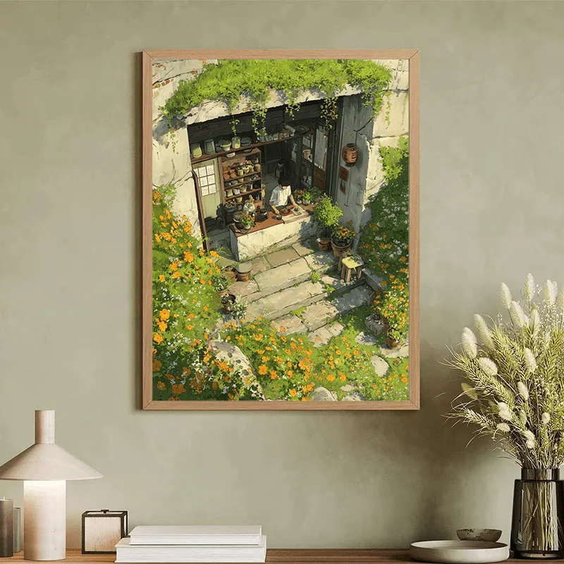 quebra-cabeca-500-1000-1200-2000-pecas-loja-da-aldeia-da-paz-e-cura-decoracao-moderna-para-parede-de-casa-presente-interativo-para-familia-presentes-de-aniversario