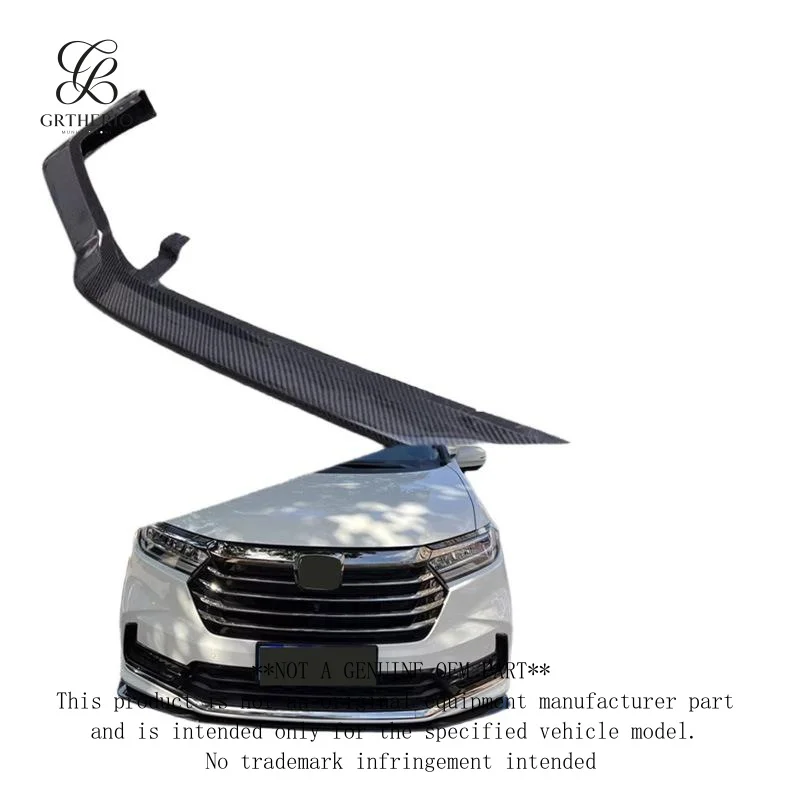 Suitable for Honda Odyssey between 2022-2024, carbon fiber lip, spoiler, front chin car accessory