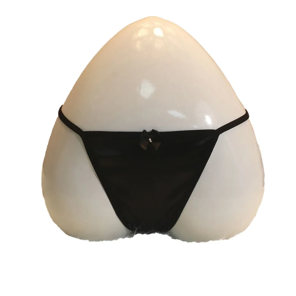 

Women Sexy Weet Bow Satin Silky G-String Thongs Panties Lingerie T-Back Knickers Underwear Low Rise Smooth Women's Thong