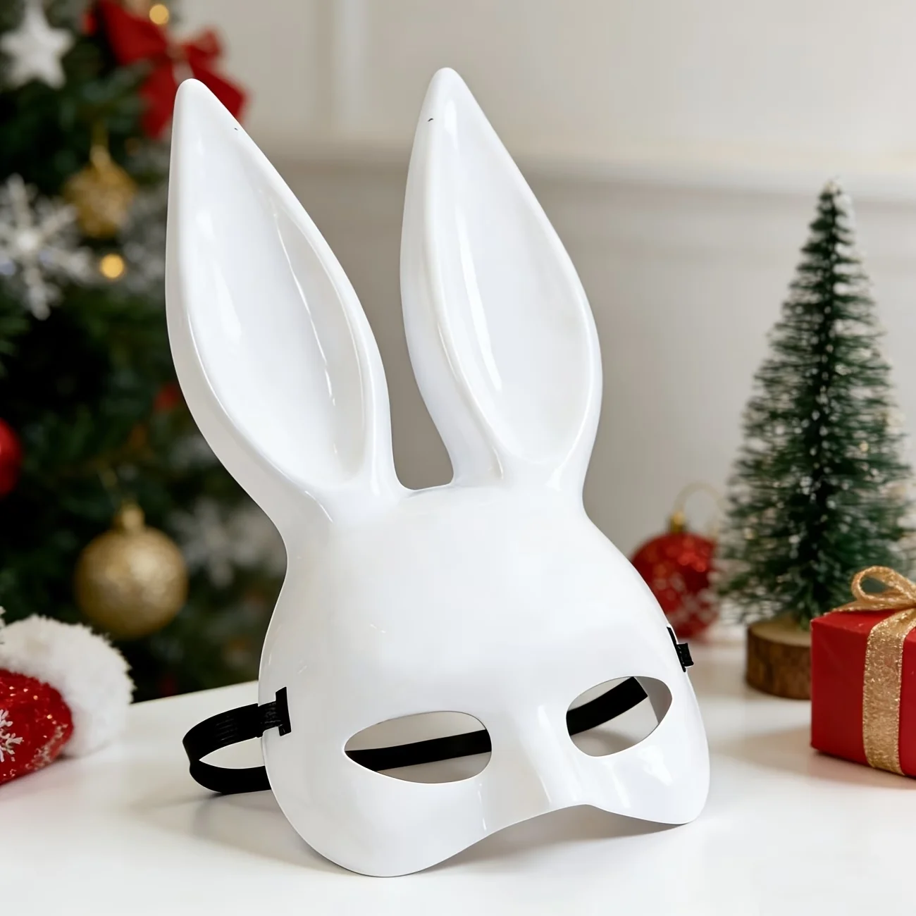 1pc/Bunny Mask Masquerade Party Bunny Ear Mask Bunny Girl Mask Halloween Bunny Dance Party image 3