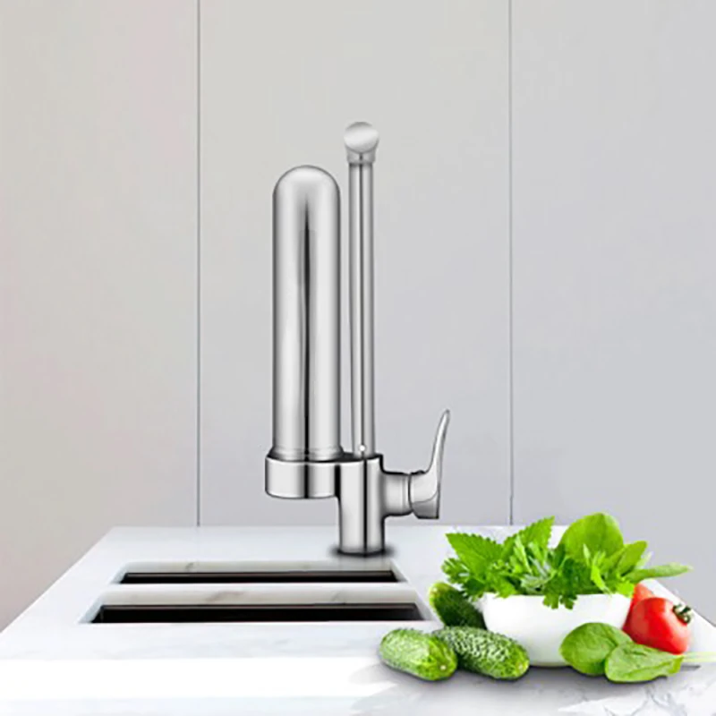 Stainless Steel Faucet Filter Water Purifier Tap Household Drinking Water Purifier Kitchen Hot Cold Water Filter