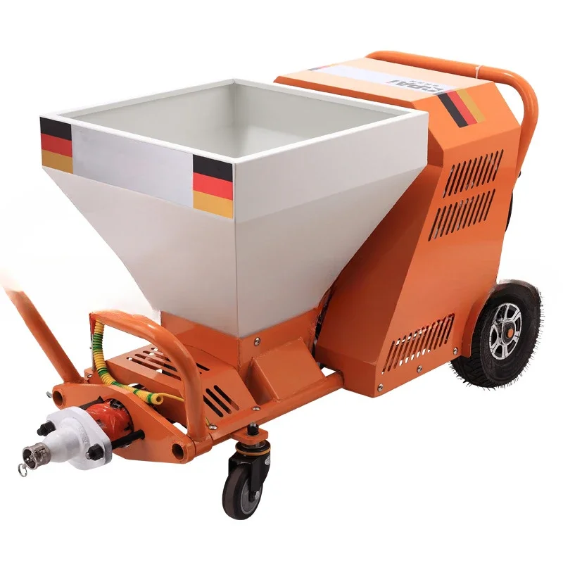 Small paint spraying cement grouting mortar spraying waterproof coating real stone paint spraying machine