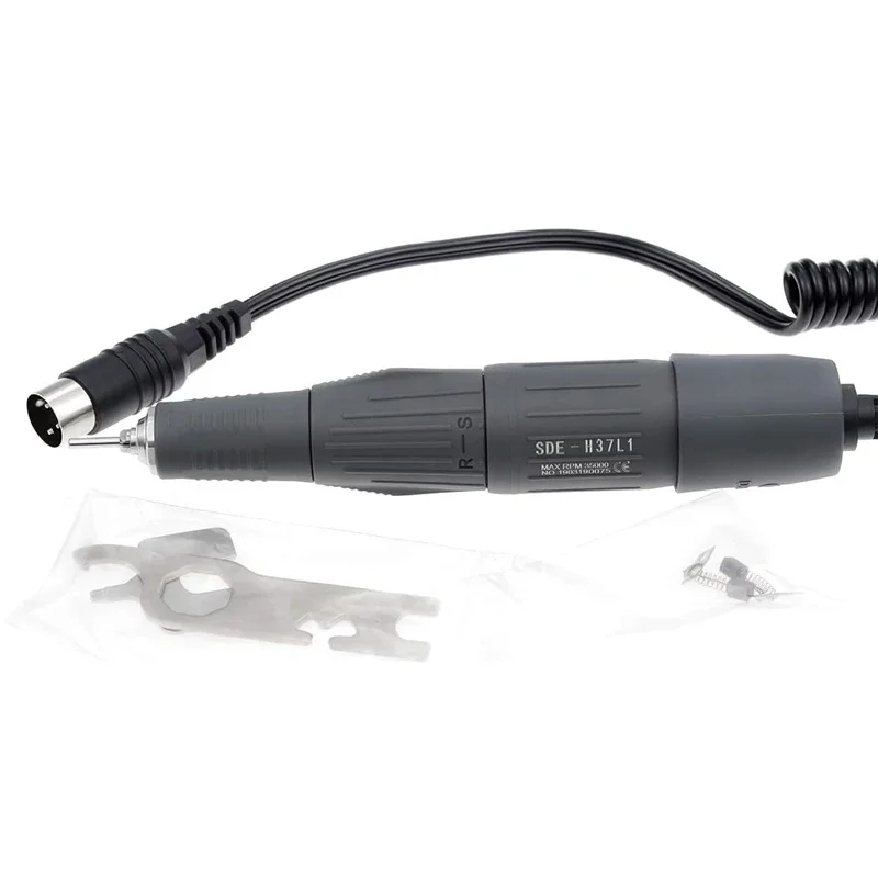 35000RPM Carbon Brush Handpiece SDE-H37L1  for Marathon STRONG 210 Control Box Electric Manicure Machine Nails Drill Handle Tool