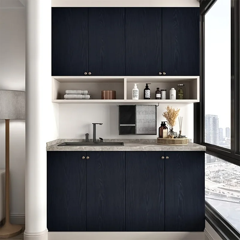 40cm wood grain sticker self-adhesive high quality wallpaper suitable for kitchen countertops cabinets tables walls renovation image 4