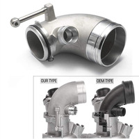 ABET-Turbo Pipe Enlarged Diameter Turbo Pipe Elbow Pipe For  S3 A3 Golf MK7 GTI EA888 Turbo Pipe Turbo Tube