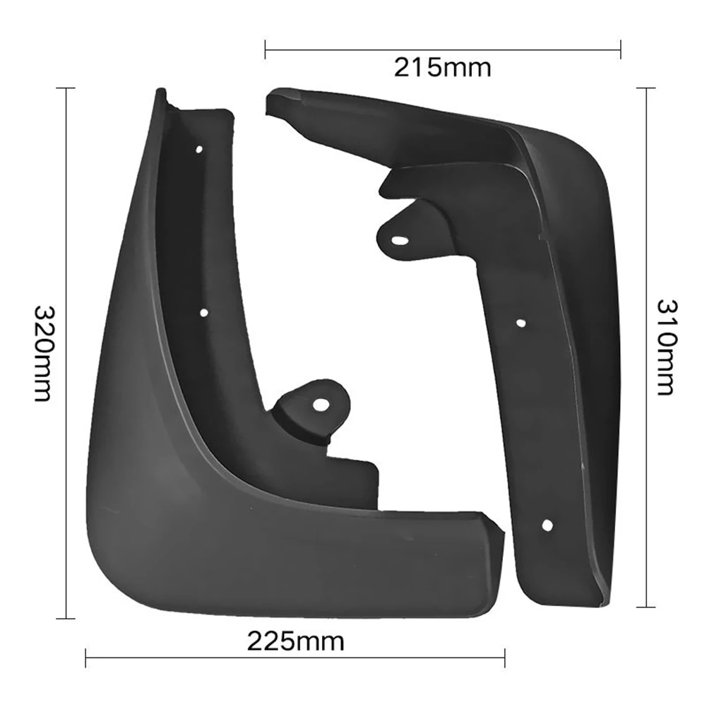 

4 шт./комплект, брызговики для Tesla MODEL X 2016-2019